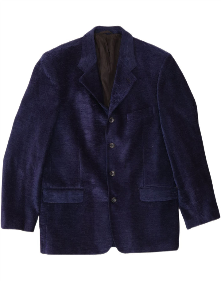 Vintage Ανδρικό σακάκι με 4 κουμπιά σακάκι UK 40 Large Navy Blue