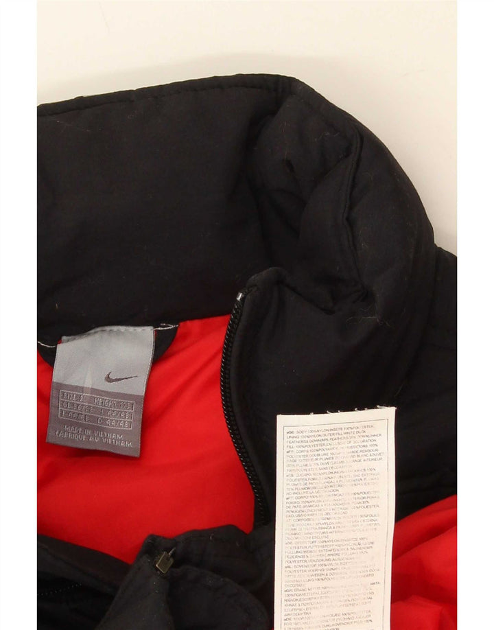Ανδρικό γραφικό μπουφάν Nike UK 36/38 Small Black Colorblock Nylon
