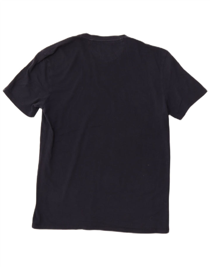 Ανδρικό T-Shirt Zara Slim Fit Top XL Navy Blue