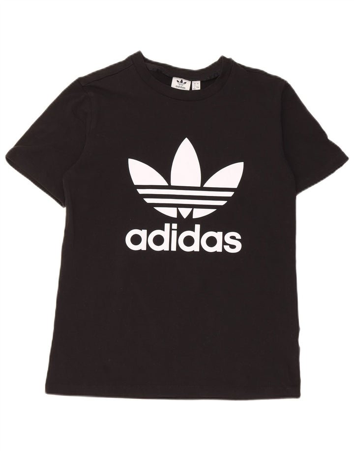 Γυναικείο γραφικό T-Shirt Adidas Top UK 12 Medium Black