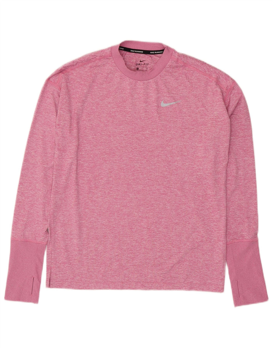 NIKE Ανδρικό μπλουζάκι Dri Fit Μακρυμάνικο Μικρό Ροζ Φλέκινγκ