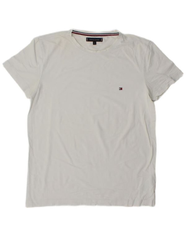 Ανδρικό T-Shirt Tommy Hilfiger Top Μεσαίο λευκό βαμβακερό