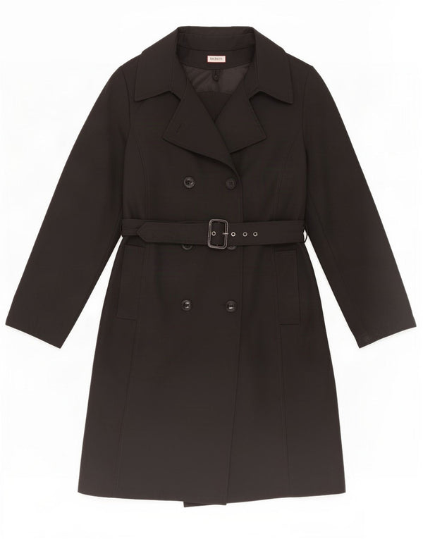Max & Co. Γυναικεία καμπαρντίνα UK 10 Small Black Polyamide