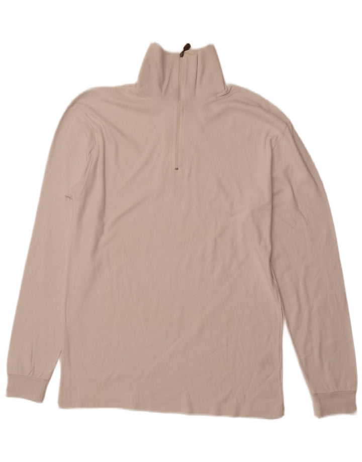 CONTE OF FLORENCE Γυναικεία φόρμα πουλόβερ με φερμουάρ Top IT 52 2XL Λευκό