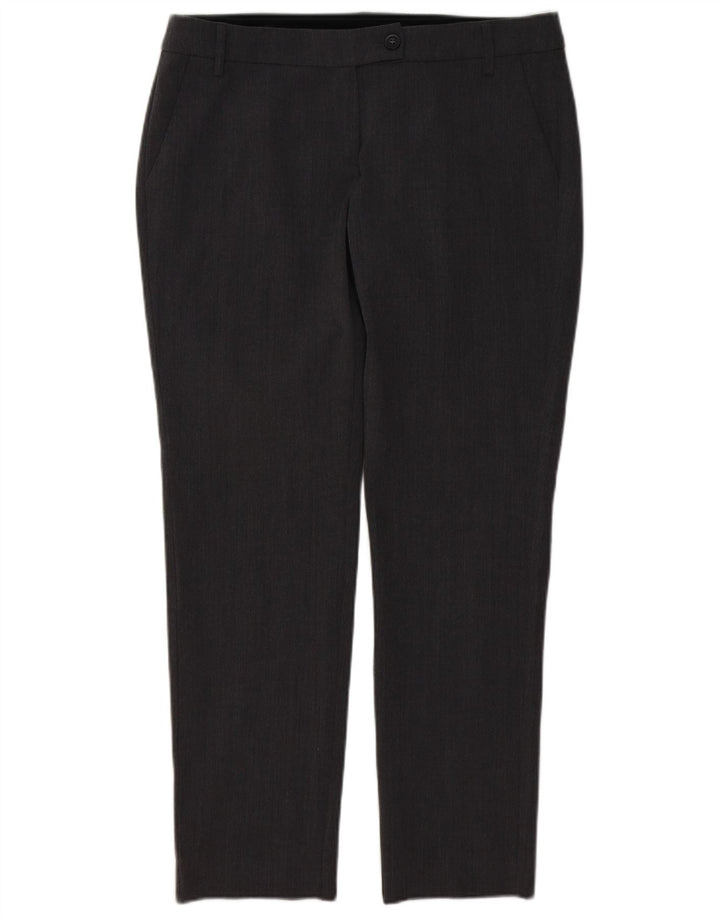 MARELLA Womens Slim Suit Trousers UK 14 Large W34 L29 Grey Polyester