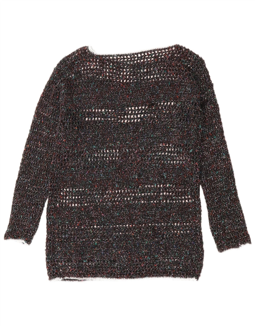 VINTAGE Γυναικείο πουλόβερ με λαιμόκαυστο UK 12 μεσαίου χρώματος