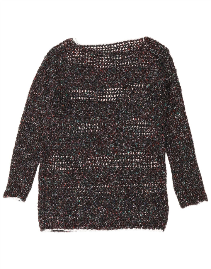 VINTAGE Γυναικείο πουλόβερ με λαιμόκαυστο UK 12 μεσαίου χρώματος