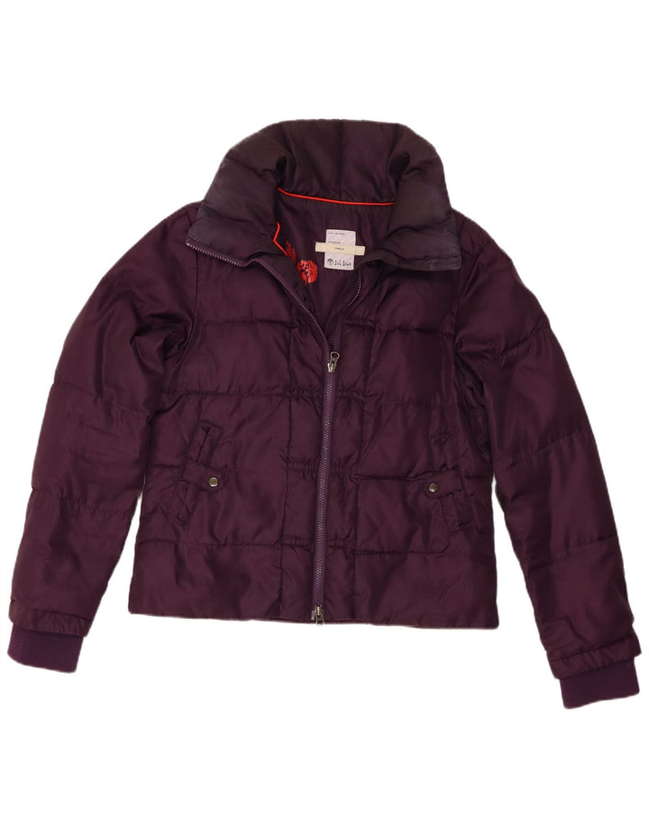 Fat Face Γυναικείο Crop Padded Jacket UK 12 Medium Purple Polyester