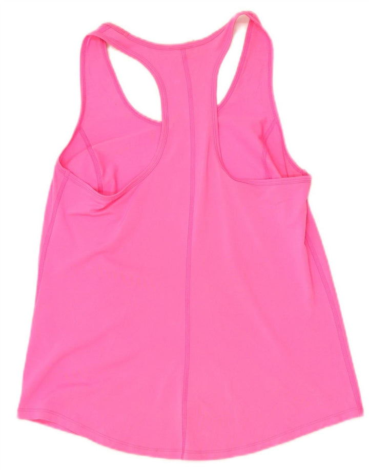 FILA Womens Vest Top UK 12 Medium Pink Polyester