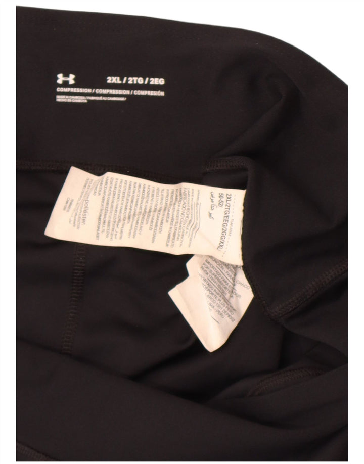 Under Armour Γυναικεία Κάπρι Κολάν UK 20 2XL Μαύρο Πολυεστέρας