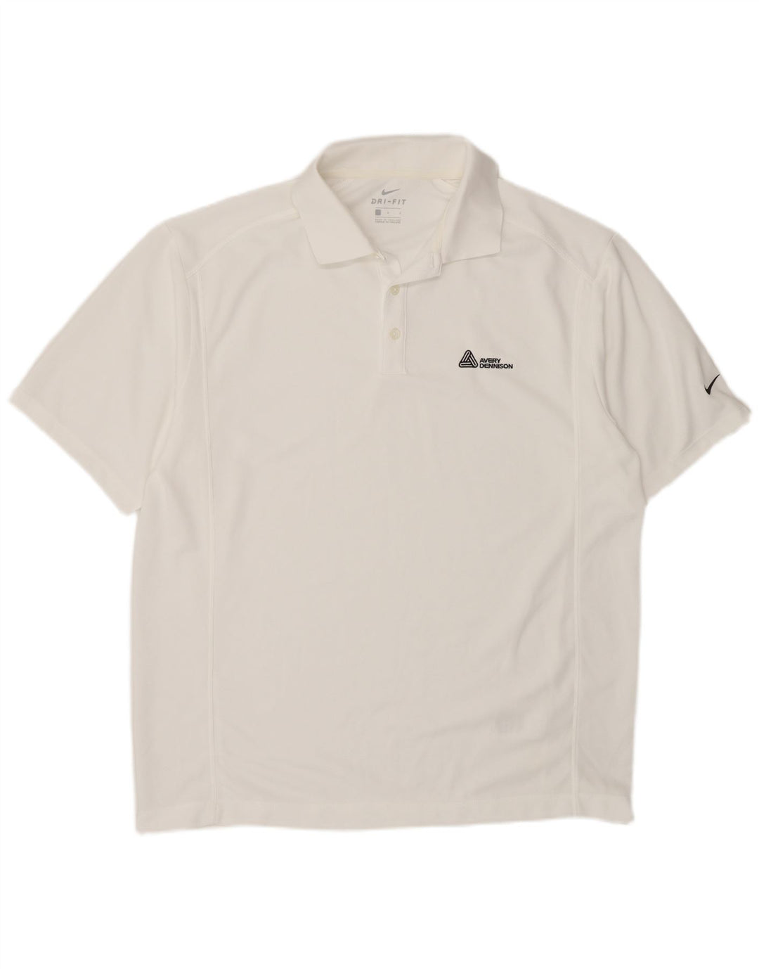 Ανδρικό μπλουζάκι Nike Dri Fit Polo μεγάλο λευκό πολυεστέρα