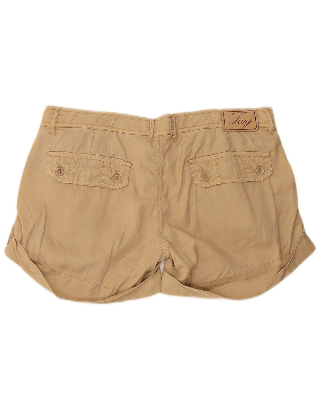 Γυναικείο σορτς Chino FAY W29 Medium Beige Lyocell