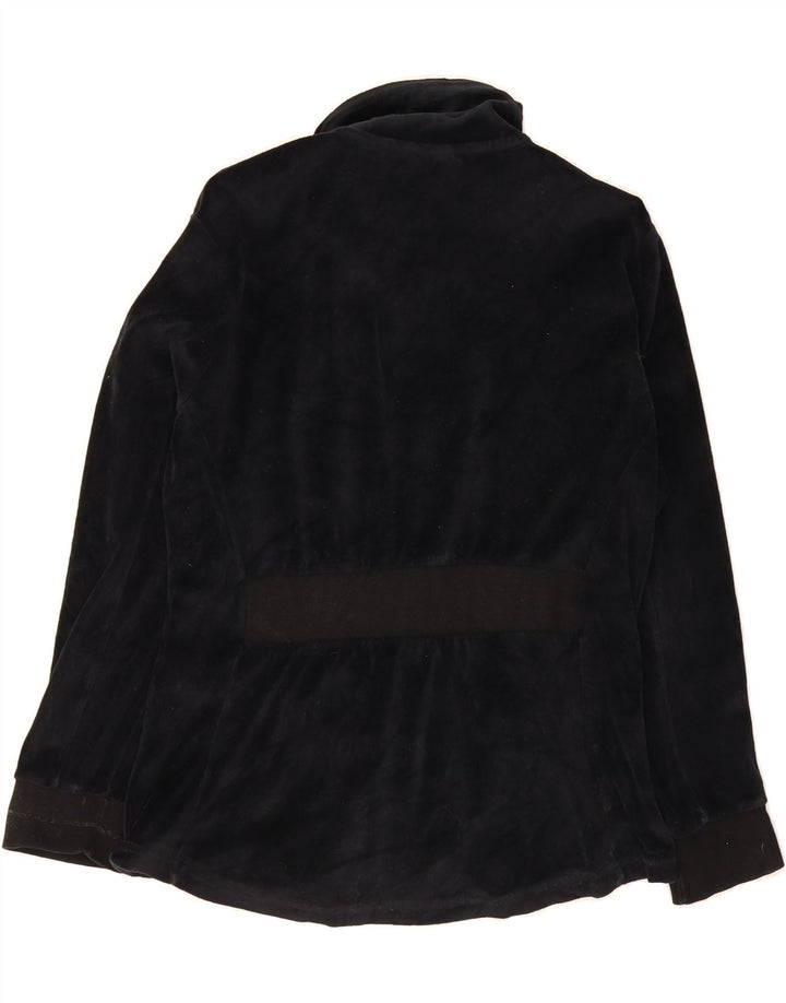 ELLESSE Womens Tracksuit Top Jacket UK 18 XL Black Cotton Vintage Ellesse and Second-Hand Ellesse from Messina Hembry 