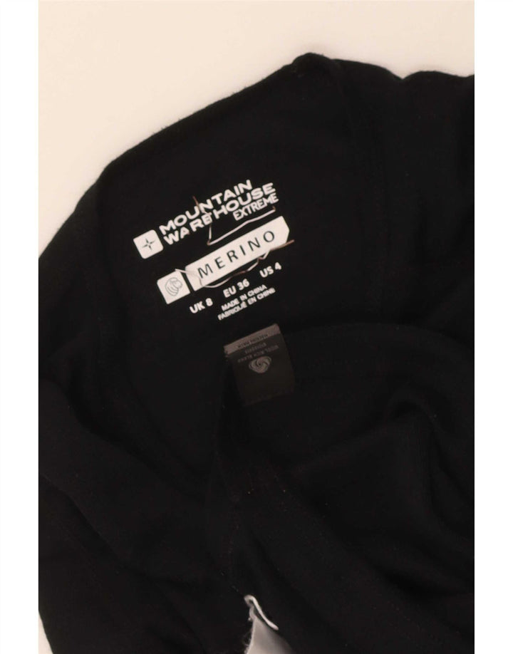 Mountain Warehouse Γυναικείο Μακρυμάνικο UK 8 Small Black Wool