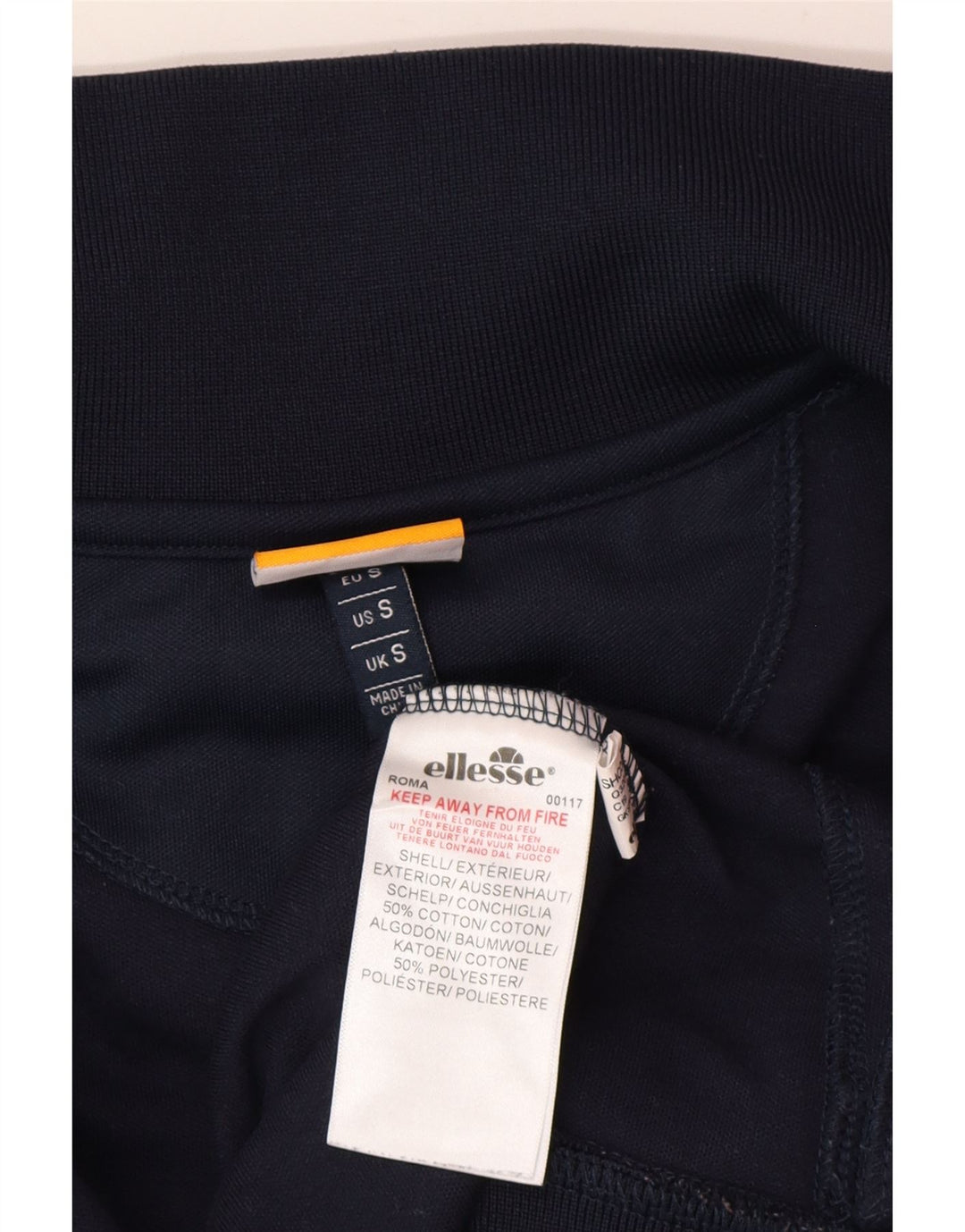Ανδρική φόρμα Ellesse Top Jacket Small Navy Blue Cotton