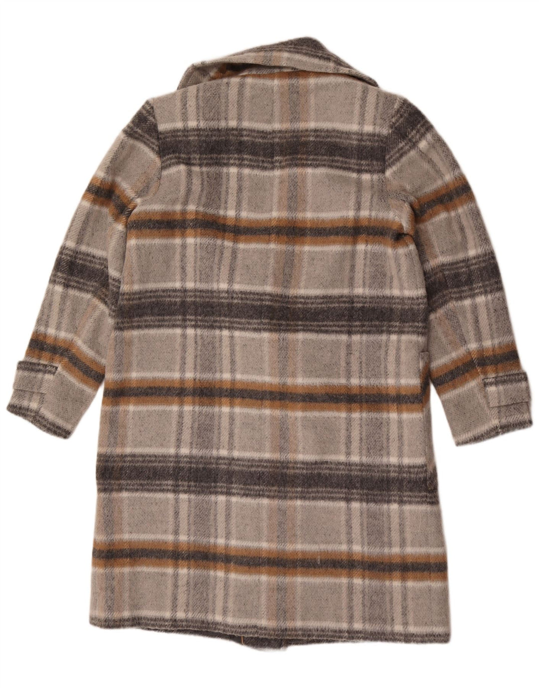 Marks & Spencer Γυναικείο παλτό με διπλό στήθος UK 16 Large Grey Check
