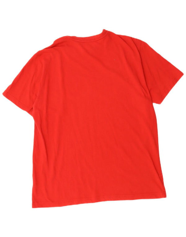 Ανδρικό μπλουζάκι Nike Dri Fit T-shirt XL κόκκινο βαμβακερό
