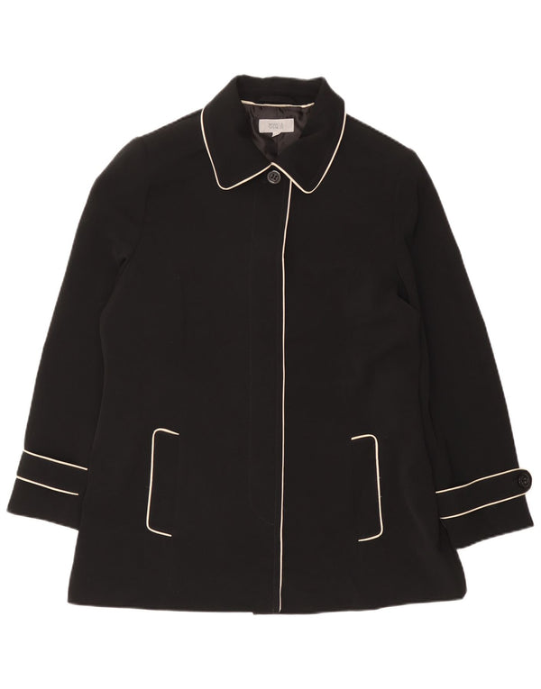 Marks & Spencer Γυναικεία κοντή καμπαρντίνα UK 16 Large Black Polyester