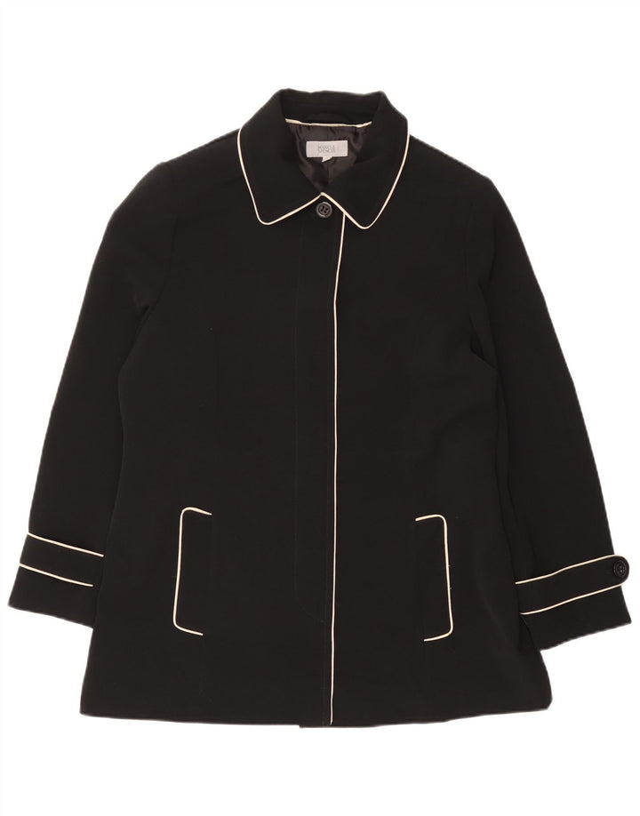 Marks & Spencer Γυναικεία κοντή καμπαρντίνα UK 16 Large Black Polyester