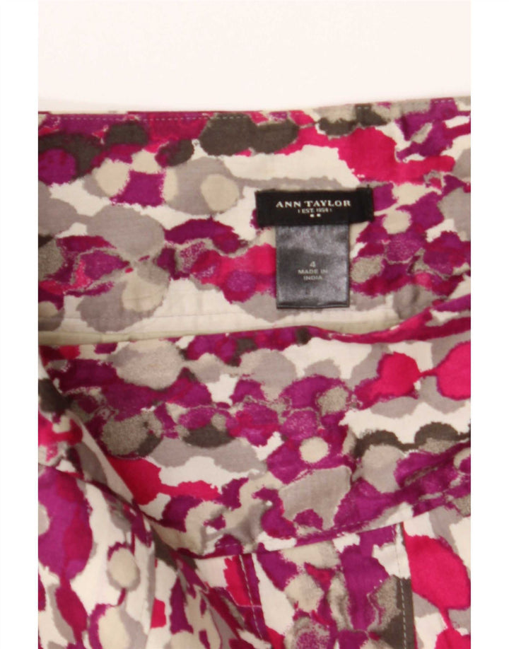 Ann Taylor Γυναικεία αφηρημένη Μίνι φούστα US 4 Small W30 Πολύχρωμη