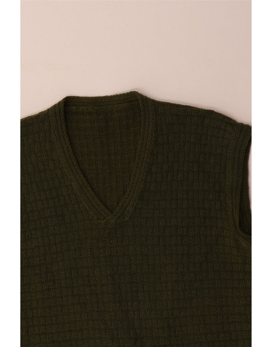 VINTAGE Γυναικείο Γιλέκο Tank Top UK 14 Medium Green