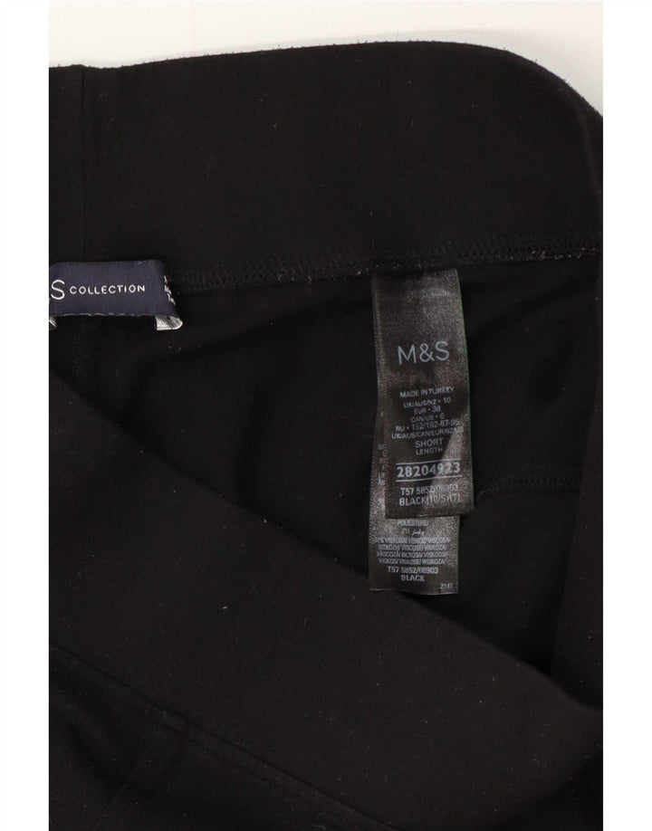 Marks & Spencer Γυναικεία κολάν Crop UK 10 Small Black Polyester