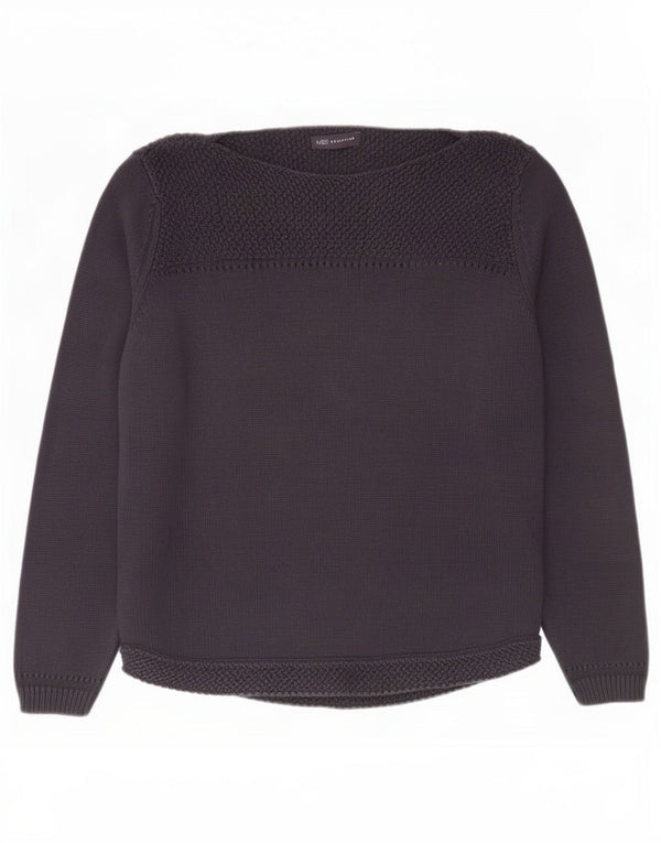 Marks & Spencer Γυναικείο πουλόβερ με λαιμόκαυστο UK 16 Large Navy Blue