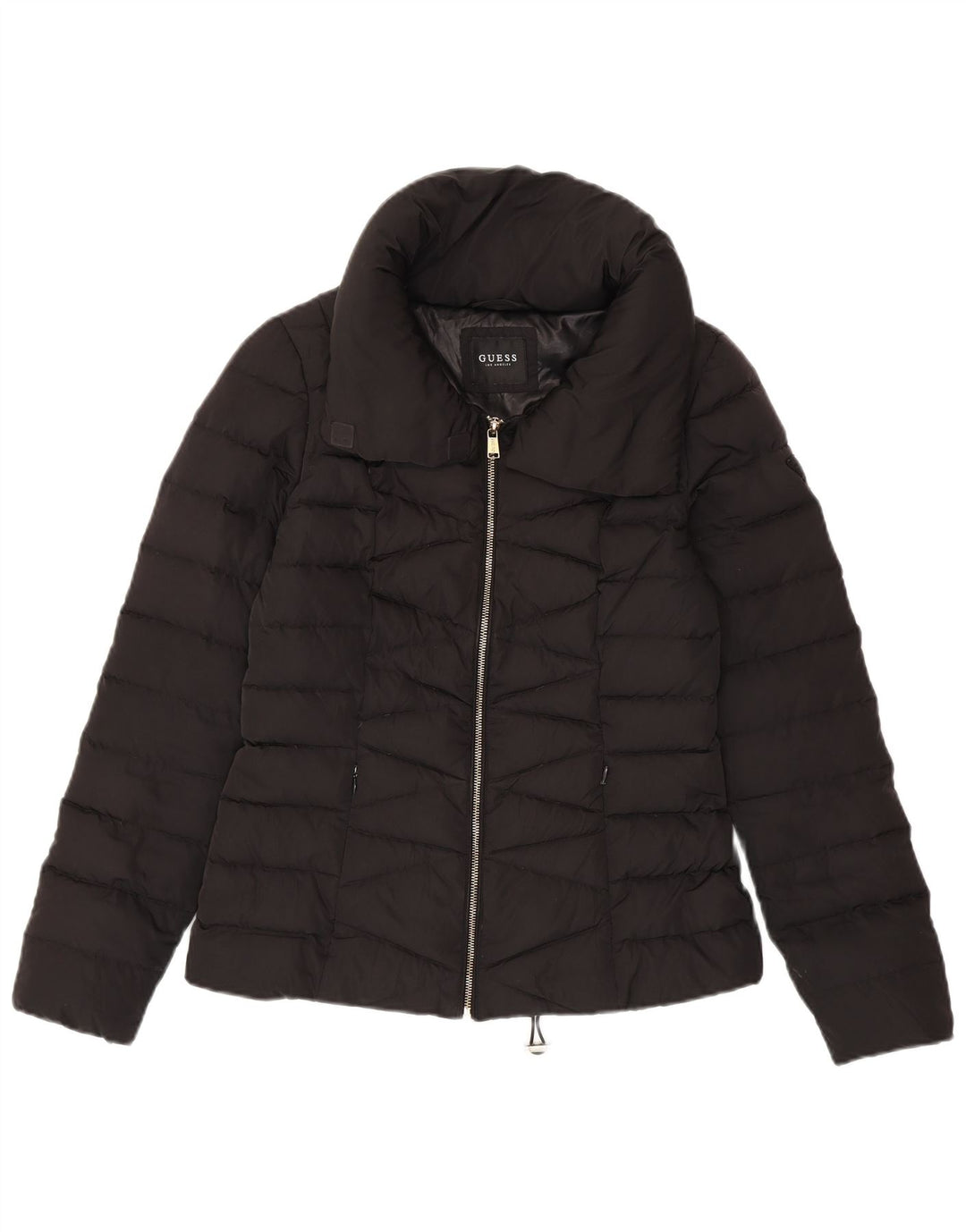 Guess Γυναικείο μπουφάν με επένδυση UK 10 Small Black Polyester