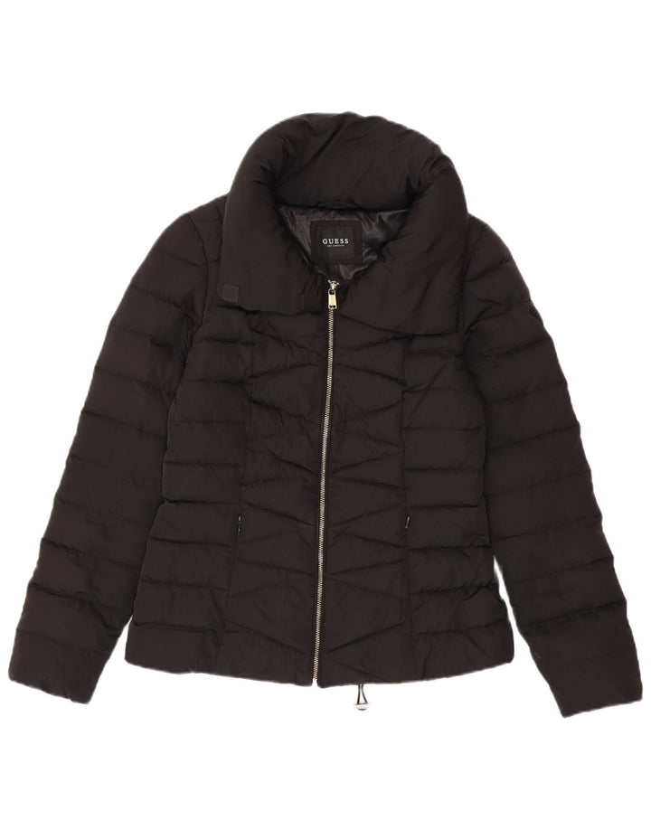 Guess Γυναικείο μπουφάν με επένδυση UK 10 Small Black Polyester