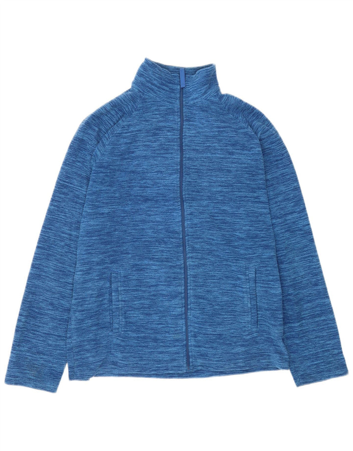 Mountain Warehouse Ανδρικό Fleece Jacket UK 38 Medium Blue Flecked Polyester