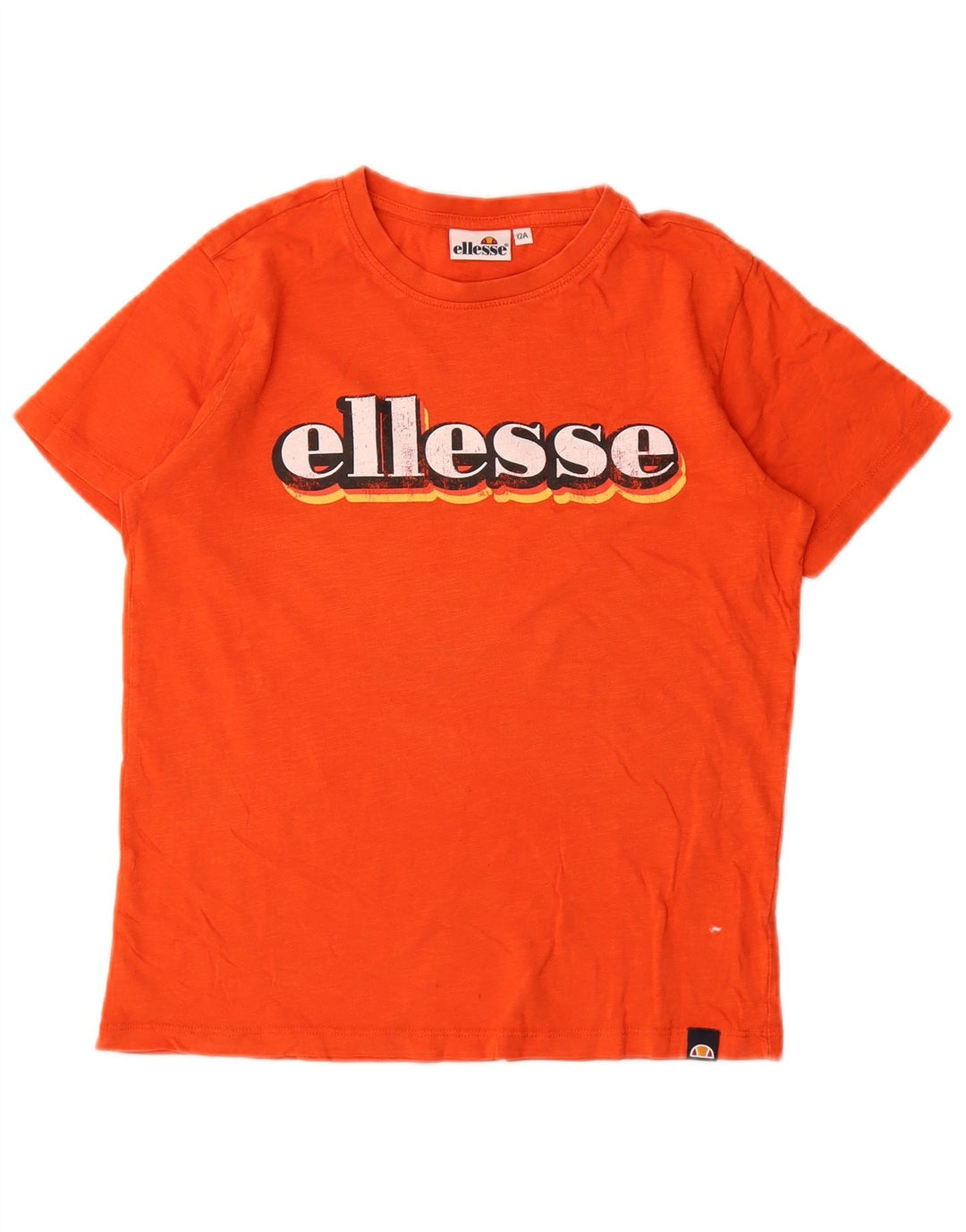 Ellesse Boys Graphic T-Shirt Top 11-12 Years Orange