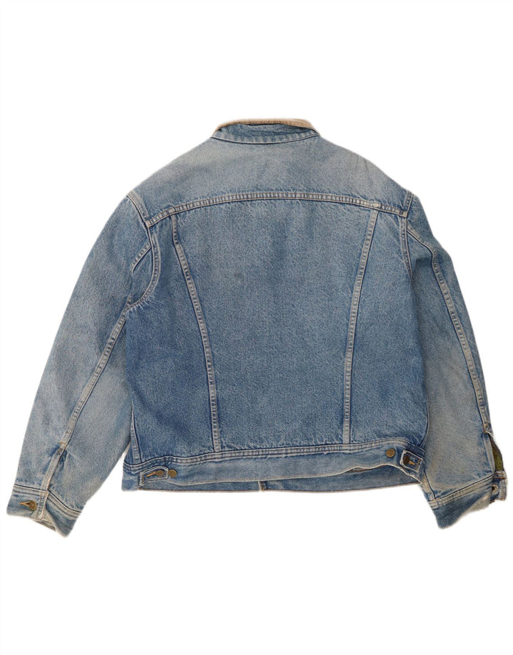 Lee Ανδρικό Τζιν Μπουφάν UK 40 Large Blue