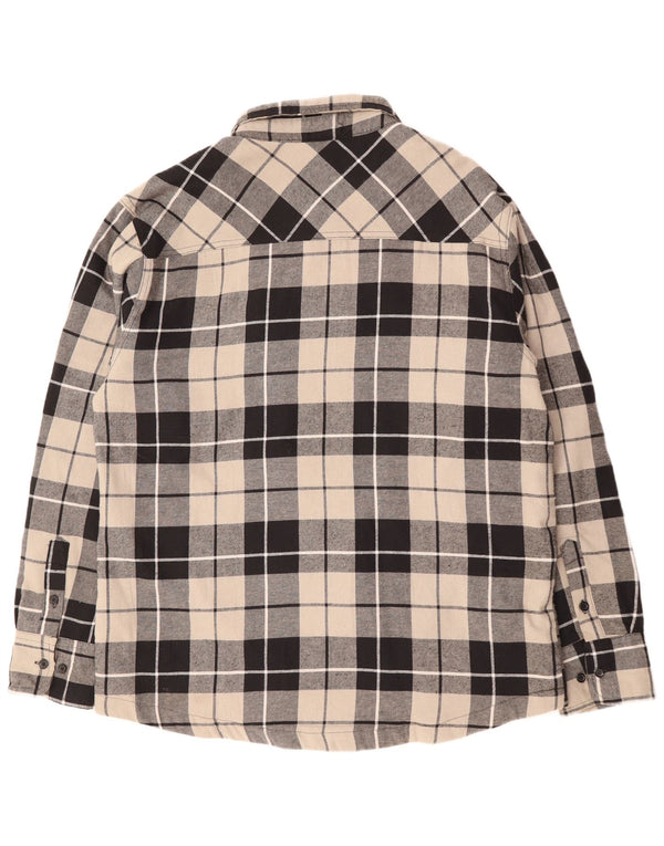 Ανδρικό φανελένιο πουκάμισο Ξυλοκόπος VINTAGE XL Μαύρο βαμβακερό