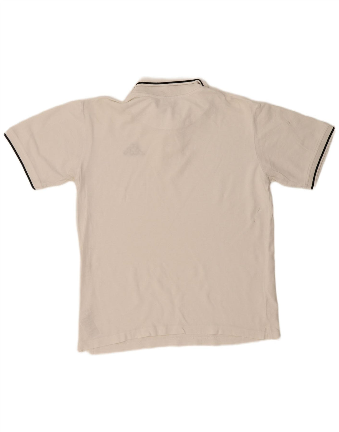 Ανδρικό πουκάμισο πόλο KAPPA μεγάλο λευκό βαμβακερό