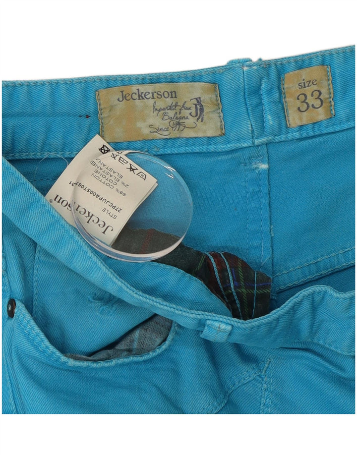 Jeckerson Γυναικείο Slim Jeans W33 L29 Μπλε βαμβακερό