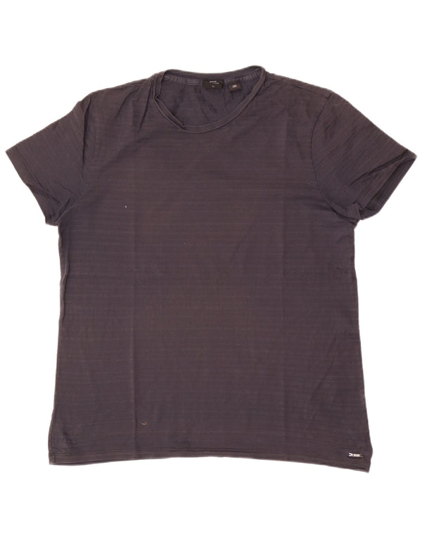 Ανδρικό T-Shirt Hugo Boss Slim Fit Top XL Γκρι ριγέ