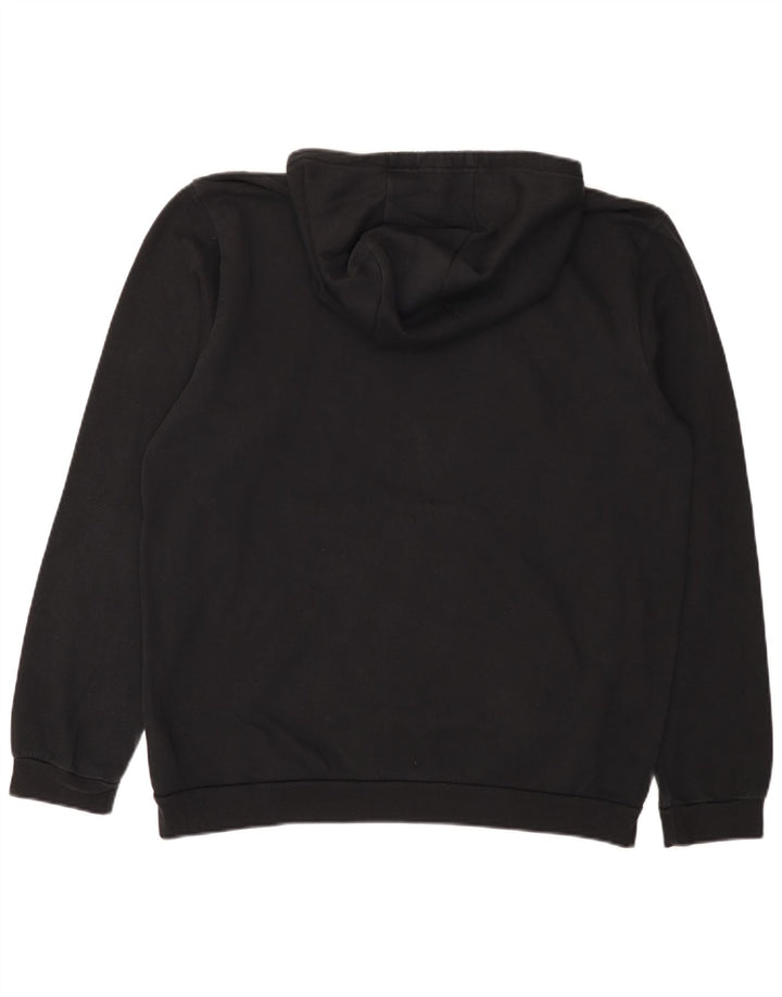 Adidas Ανδρικό Hoodie Jumper Μεγάλο Μαύρο Βαμβακερό