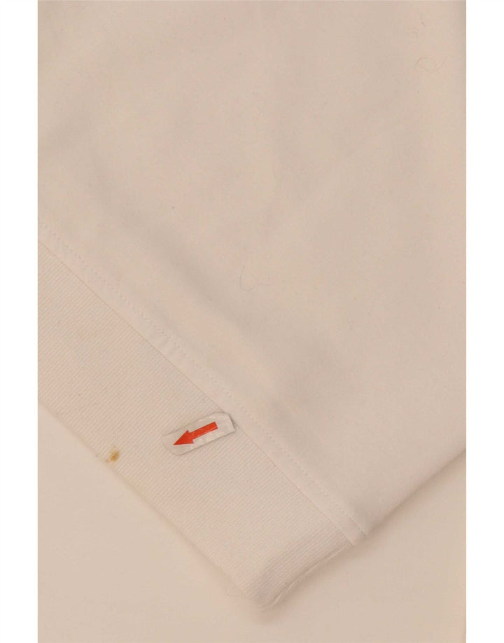 Ted Baker Γυναικείο φούτερ μεγάλου μεγέθους Jumper Size 2 Small White Polyester