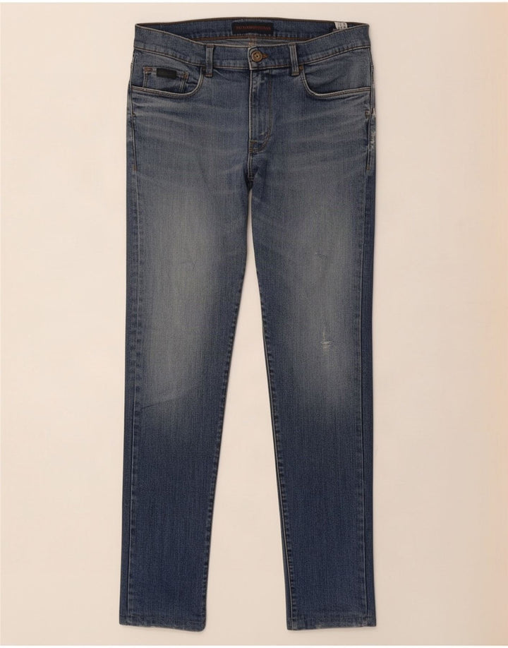 Ανδρικό τζιν Trussardi Slim W32 L30 Μπλε βαμβακερό