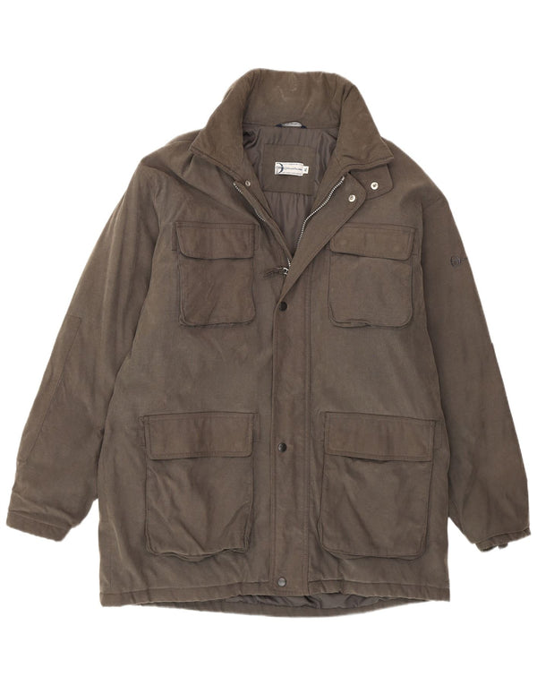 Sergio Tacchini Ανδρικό μπουφάν με κουκούλα UK 42 XL Γκρι