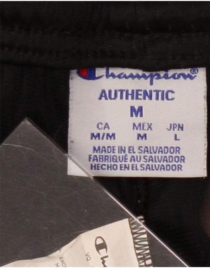 Ανδρικό αθλητικό σορτς Champion, μεσαίο μαύρο πολυεστέρα
