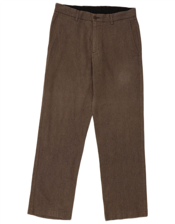 Zara Ανδρικό ίσιο παντελόνι Chino EU 40 Medium W31 L30 Grey Polyester