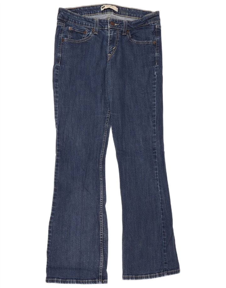 Γυναικείο Levi's 518 Super Low Bootcut Jeans US 9 Medium W30 L31 Μπλε βαμβακερό