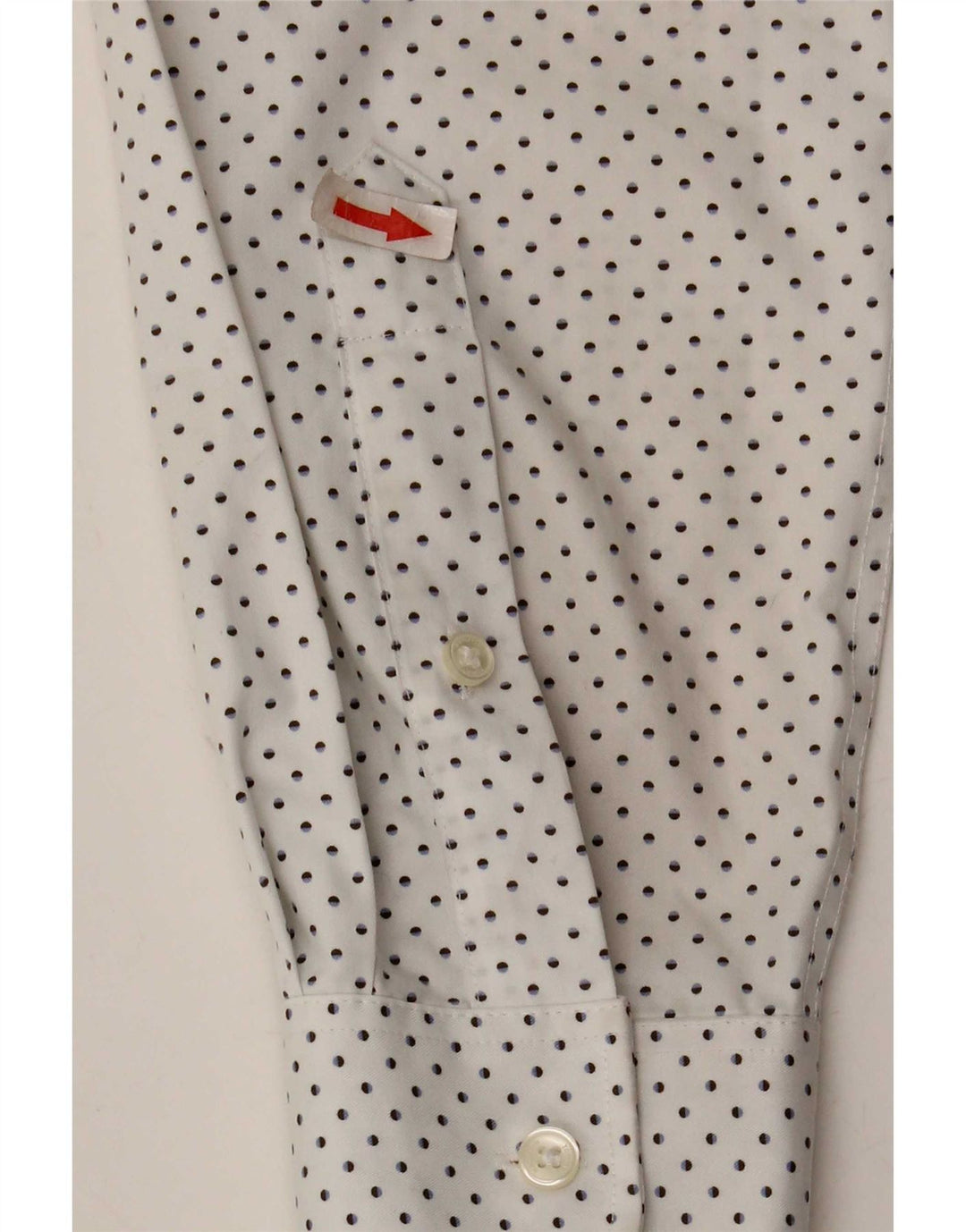 Ανδρικό πουκάμισο Tommy Hilfiger Slim Fit Μέγεθος 16 Large White Spotted