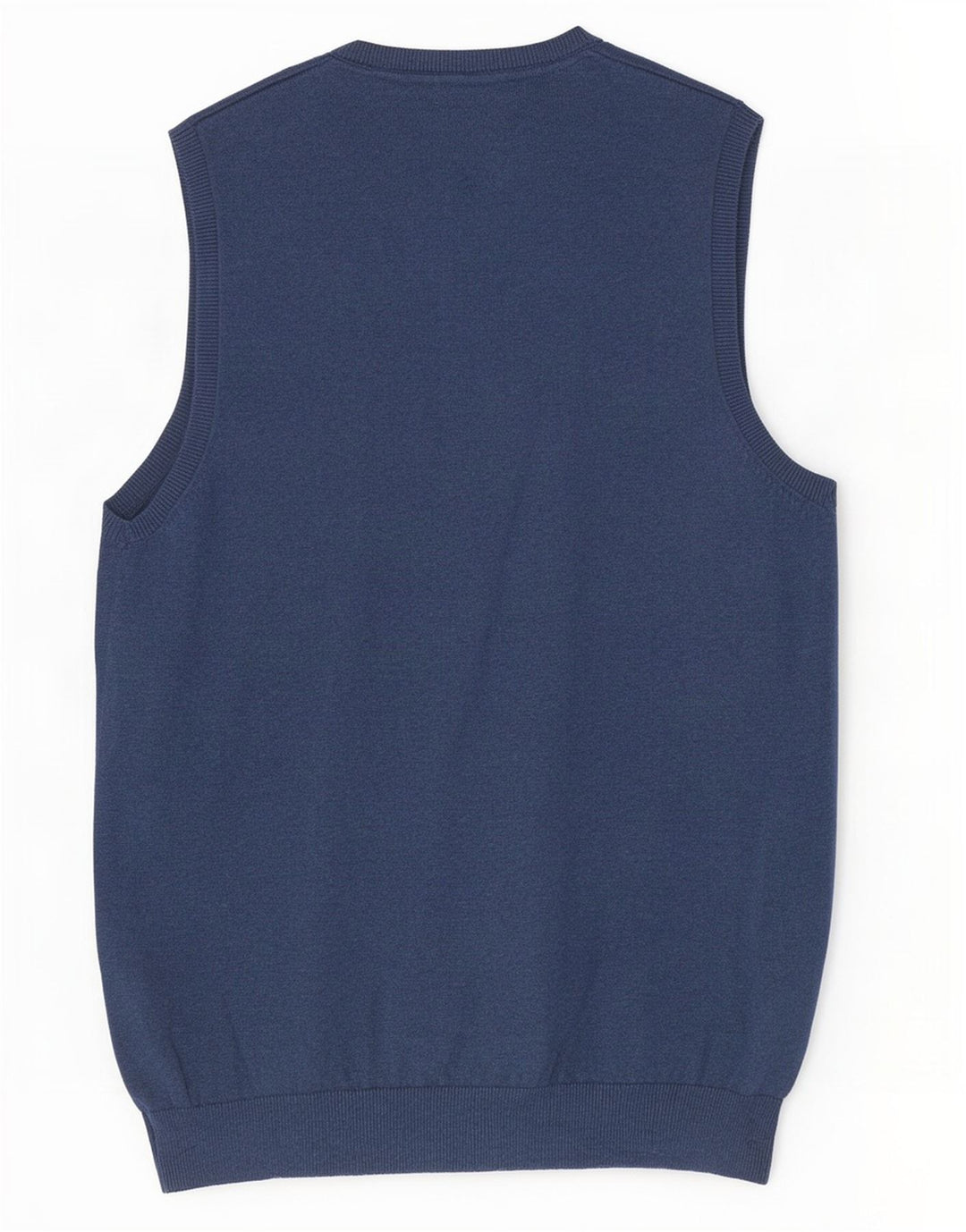Marks & Spencer Ανδρικό γιλέκο Tank Top Large Navy Blue Cotton