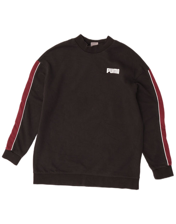 Γυναικεία φούτερ Puma Jumper UK 12 Medium Black Colourblock Cotton