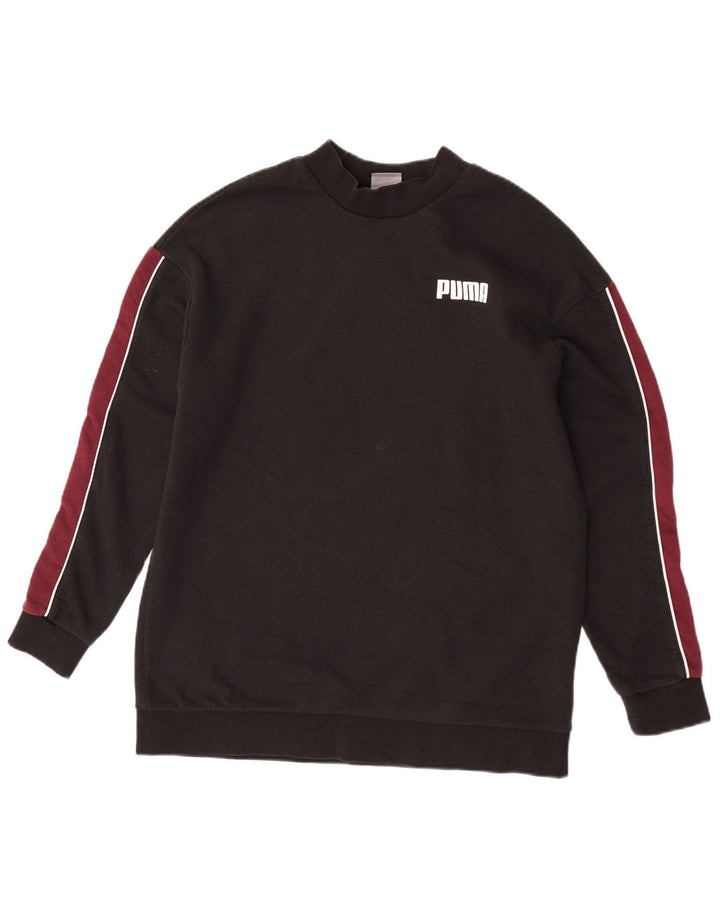 Γυναικεία φούτερ Puma Jumper UK 12 Medium Black Colourblock Cotton