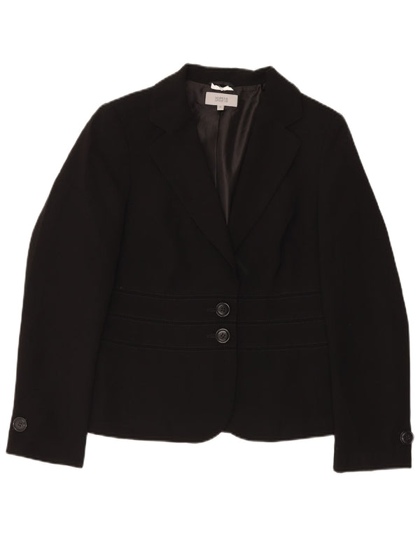 Marks & Spencer Γυναικείο Μπουφάν Blazer UK 14 Μεσαίου Μαύρου Πολυεστέρα