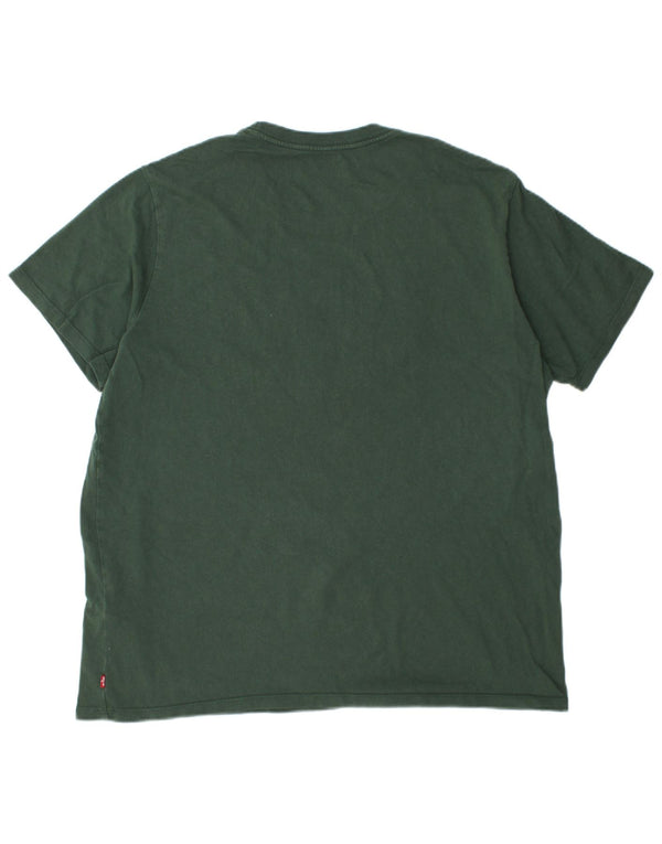 Ανδρικό T-Shirt Standard γραφικό Levi's Top XL Πράσινο βαμβακερό
