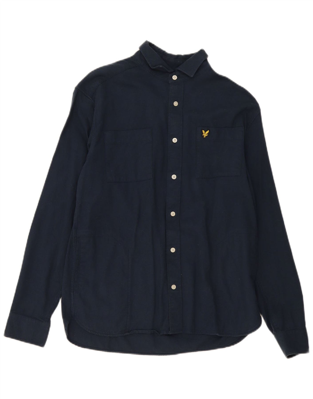 Ανδρικό πουκάμισο Lyle & Scott Μικρό Βαμβακερό Navy Blue